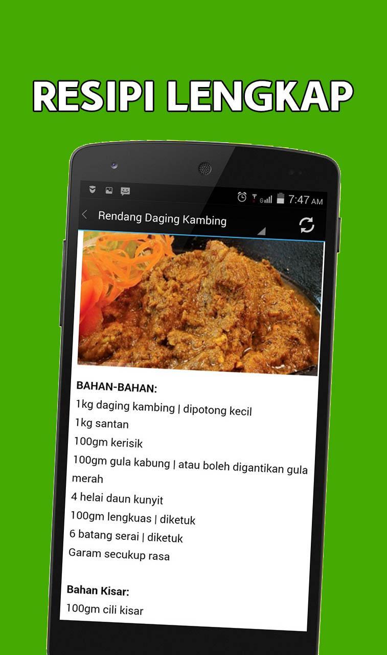 Resepi Rendang For Android Apk Download