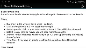 Cheats for Subway Surfers Screenshot 1