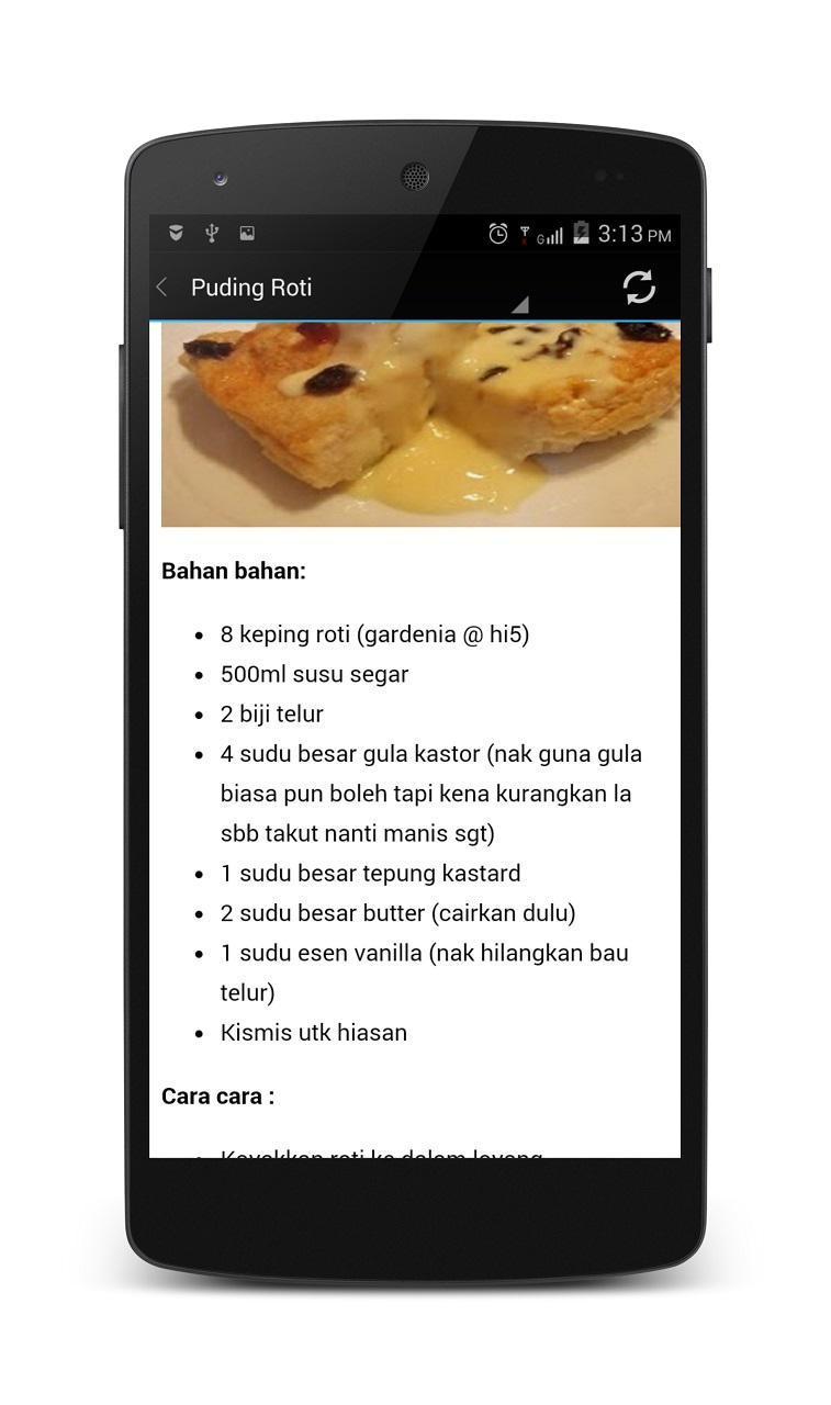 Resepi Puding Terbaik For Android Apk Download