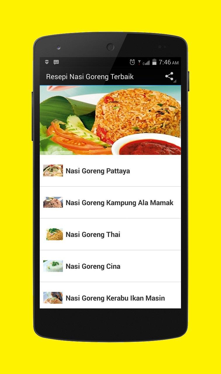 Resepi Nasi Goreng Terbaik For Android Apk Download
