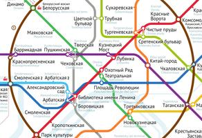 Moscow Metro Map capture d'écran 2