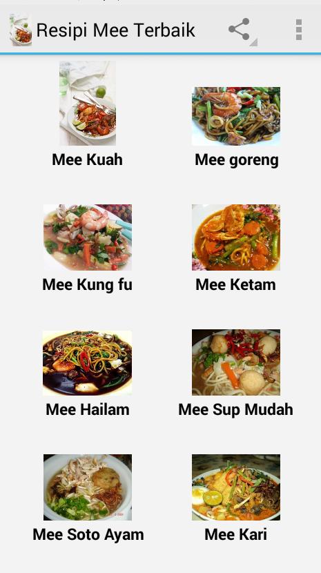 Resipi Mee Terbaik For Android Apk Download