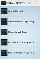 Electrical Electronic Symbols الملصق