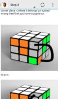 1 Schermata rubik's cube solver 3x3 steps