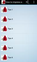 How to impress a girl tips poster