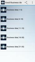 Good Business idea poster