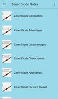 Zener Diode Notes Affiche