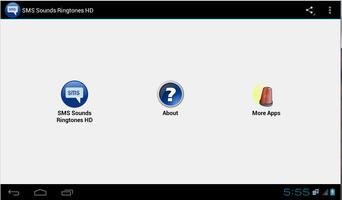 برنامه‌نما SMS Sounds Sms Ringtones HD عکس از صفحه