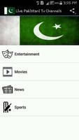 Live Pakistani Tv Channels capture d'écran 1
