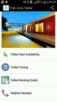 Train Irctc tatkal Affiche