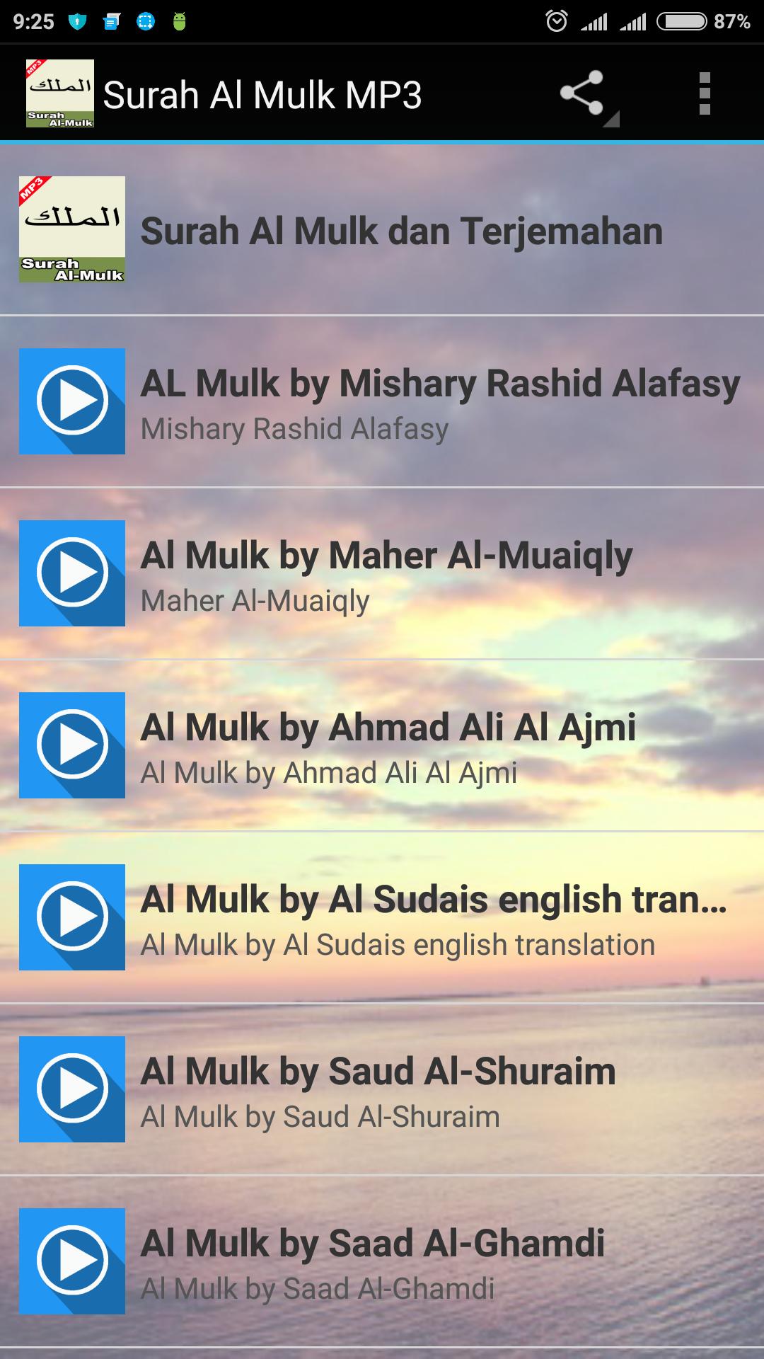 Surah Al Mulk Dan Terjemahan For Android Apk Download
