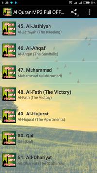 Al Quran MP3 Full Offline ảnh chụp màn hình 1