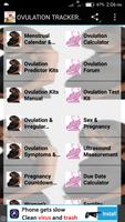 Ovulation Tracker & Calendar Poster