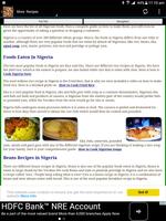 Nigerian Foods & Recipes capture d'écran 1