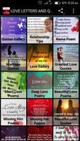 Love Letters & Quotes Affiche