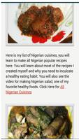 Nigerian Food Recipes Affiche