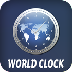 Horloge mondiale icône