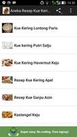 Aneka Resep Kue Kering Lebaran captura de pantalla 1