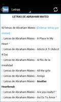 Abraham Mateo Musica & Letras capture d'écran 1