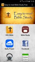 Easy to Read Bible Study Free-poster