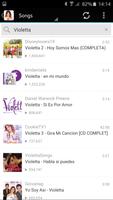 Violetta Songs & Lyrics Affiche