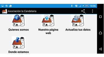 برنامه‌نما Asociación la Candelaria عکس از صفحه