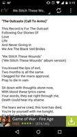 Black Veil Brides Lyrics 스크린샷 2