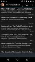 Unofficial Tim Ferriss Podcast captura de pantalla 1