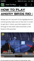 Guide for Angry Birds Rio capture d'écran 3