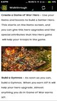 Guide for Game of War-Fire Age captura de pantalla 2