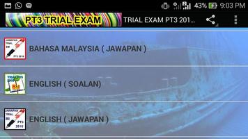 TRIAL EXAM PT3 2016 & JAWAPAN تصوير الشاشة 1