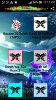 10 Surah Pilihan Versi Rumi Plakat