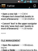 XP Shortcuts screenshot 2