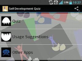 Self Development Quiz poster