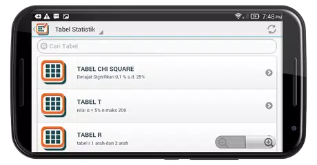 Tabel Statistik アプリダウンロード