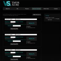 Vapor Score Calculator स्क्रीनशॉट 1