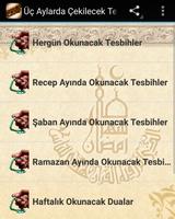 Üç Aylarda Çekilecek Tesbihler 海報