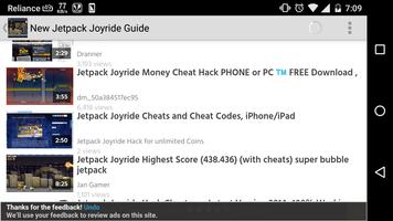 برنامه‌نما New Jetpack Joyride Guide عکس از صفحه