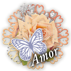 Imágenes de flores con mensajes de amor icône