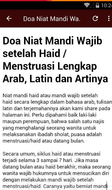 Cara Mandi Wajib Perempuan Dan Doanya Setelah Haid : Tata Cara Niat Dan Bacaan Doa Mandi Wajib Setelah Haid Yang Benar : Sebenarnya, mandi wajib bagi perempuan selepas haid tidak berbeda dengan mandi wajib ketika berhadas besar lainnya.