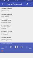 Al-Quran Mp3 Terjemahan تصوير الشاشة 1