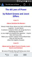 48 laws of power - laws for life poster