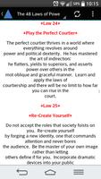 48 laws of power - laws for life screenshot 1