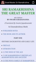 Great Master Sri Ramakrishna Affiche