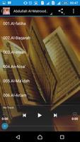 Abdullah Al-Matrood Quran MP3 Affiche