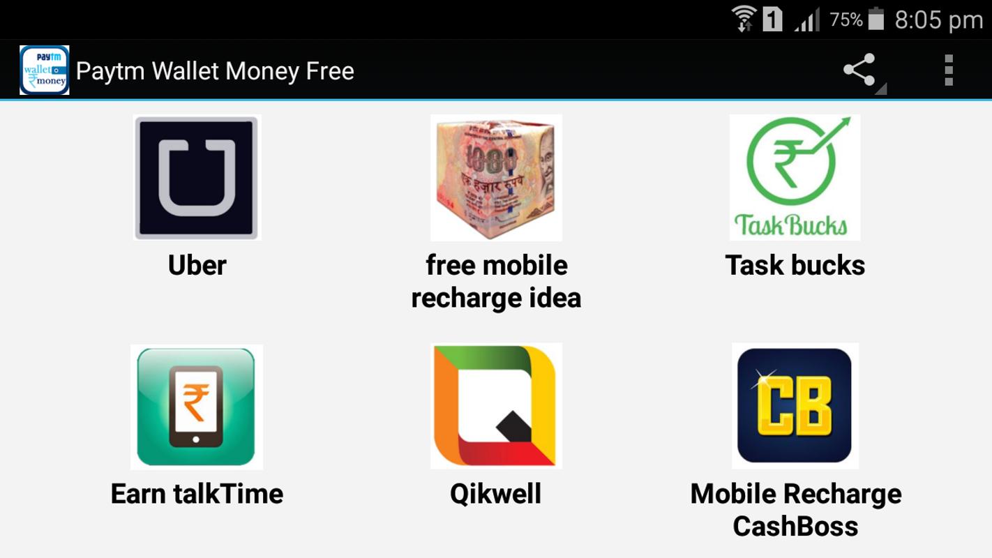 Paytm Wallet Money For Android Apk Download