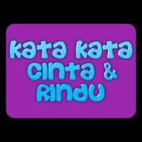 kata kata cinta & rindu Plakat