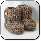 Crochet Chaussons bébé icône