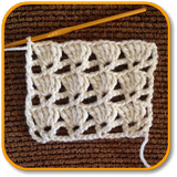 Crochet maille icône