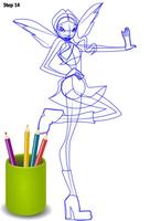 Draw Fairies in Winx تصوير الشاشة 2